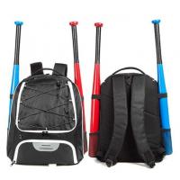 China Baseball Softball Bat Bag With Shoe Compartment And Fence Hook Hold Bat Helmet factory