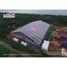 China Transparent PVC Material Outdoor Party Tents With Single - Wing Glass Door factory