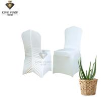 China Microfiber White Spandex Banquet Dining Chair Covers SGS ISO factory