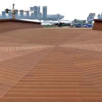 China Anti-Corrosion High Density Outdoor Strand Woven Bamboo Decking Bamboo Wood Outdoor Decking Flooring factory