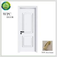 Quality Termite Resistance WPC Plain Door Composite White Internal Bathroom Use for sale