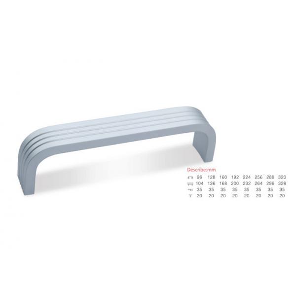 Quality Drawer Kitchen Cabinet Handle and knob Aluminium Pull Handle 64, 96, 128mm for sale