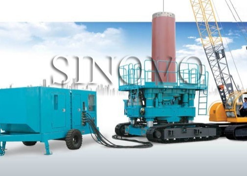 Quality Bored pile Casing Rotator No Noise With Cummins Engine for Barrier clearance, secant pile wall, Pitching of pile for sale