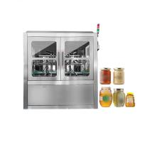 China Automatic Food Grade 50g 100g Fruit Jam Jar Filling Machine With Heating Packaging factory