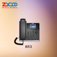 China Zycoo H83 Four Lines Sip Desktop Phone With 4 SIP Accounts Support for sale