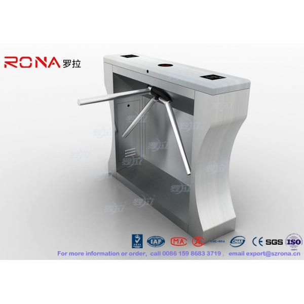 Quality 304 Stainless Steel Revolving Pedestrian Turnstile Gate Multi - Alarm Rotate Automatically for sale