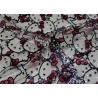 China Printed Cats Faux Leather Fabric , TPU Artificial Leather Fabric No Fading factory