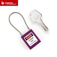 China BOSH Stainless Steel Wire Plastic Safety Padlock BD-G48 factory