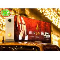 China HD Video IP65 waterproof car roof led sign display , led sign double sided factory