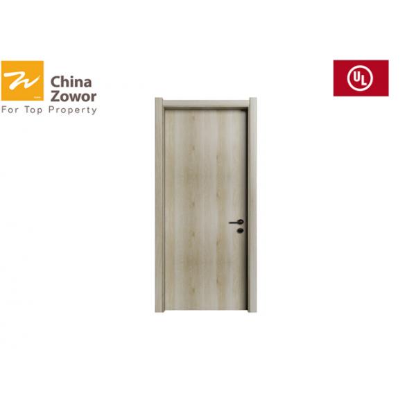 Quality BS476 Tested Refuge Room 60 Minute Fire Rated Wood Doors/ Melamine Finish/ Max. 4'X 8' for sale