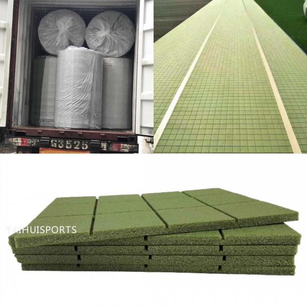 Quality Playground Artificial Grass Shock Pad Underlay 30 Density 10mm 12mm thickness for sale