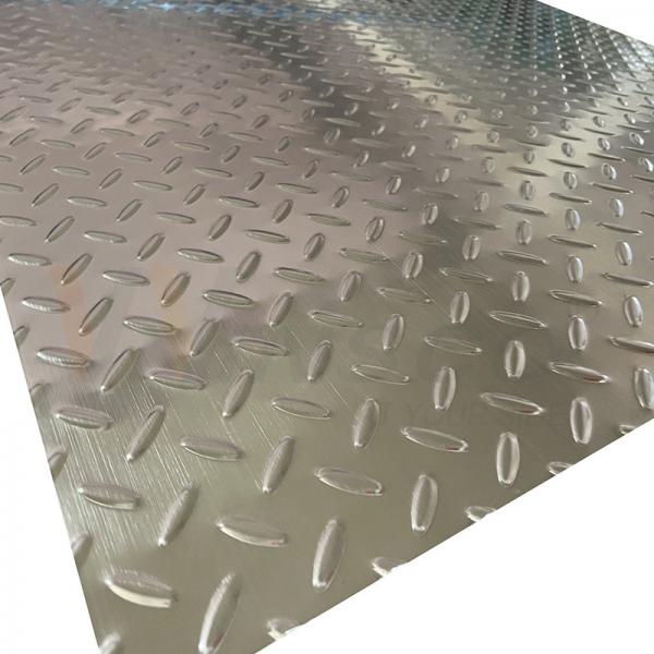 Quality Anti-Skid Plate Hairline Surface Stainless Steel Embossed Sheet With AISI 201 304 316 for sale
