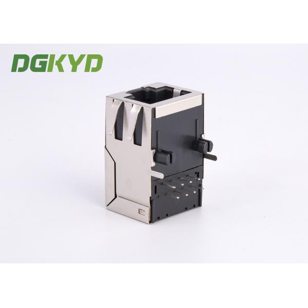 Quality PCB Surface Mount RJ45 Ethernet Connector Shielded with Internal Magnetics for sale