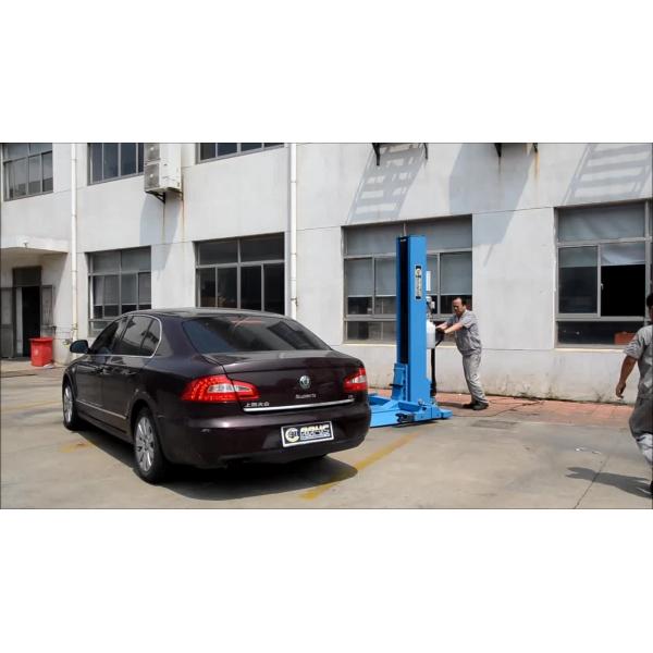 Quality AA4C 1 Post Car Lift Hydraulic One Post Vehicle Lift Single Post Car Hoist 2.5T for sale