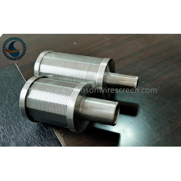 Quality SS Johnson Wedge Wire Screen Nozzle Customize For Client 0.05-1mm Slot Size for sale