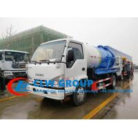 China Euro V Diesel Engine 4000L 98HP ISUZU Sewage Pump Truck factory