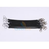 Quality Slim TPU Tubing Plastic Coil Lanyard , Spiral Spring Coil Lanyard On Key Chains for sale