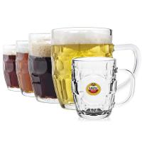 China SAN Plastic Beer Glasses 10oz Plastic Beer Mug Shot Glasses factory