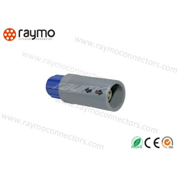 Quality Medical Grade Circular Plastic Connectors , Male Speaker Connectors Parallel Wiring Mode for sale
