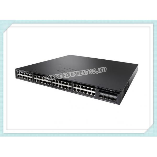 Quality Cisco Ethernet Network Switch WS-C3650-48FQ-E 48 Port Full PoE 4x10G Uplink IP Services for sale