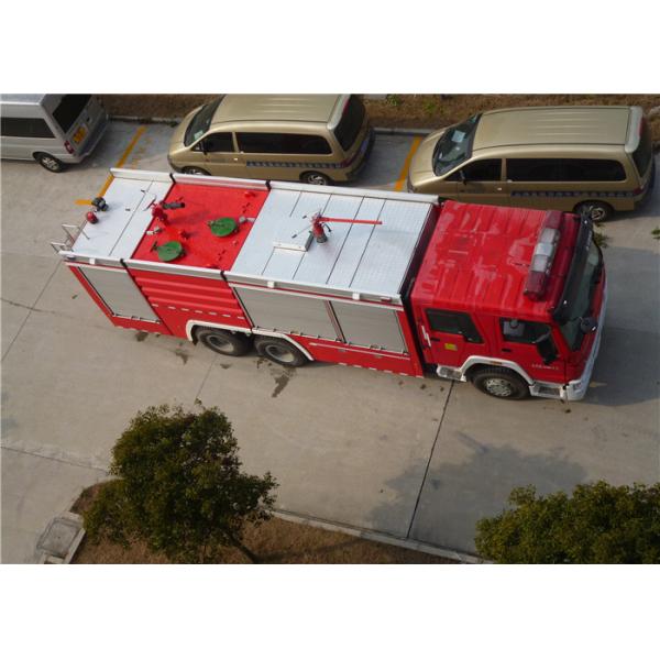 Quality Heavy Duty Dry Powder and Foam Fire Truck with Manual Fire Monitor on Roof for sale