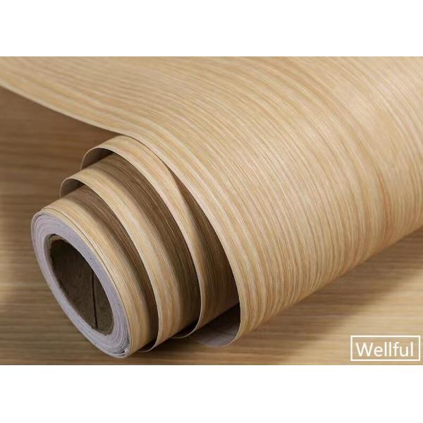 Quality Two Layers PVC Lamination Film 0.15mm Wood Embossed 1000mm for sale