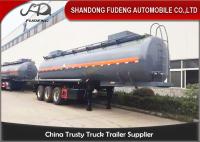 China 50000 Liters transport bitumen tank truck trailer with heating system factory