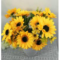 Quality Decorative Plastic Sunflower Artificial Decoration Sunflower for sale