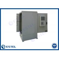 China Two Compartments Outdoor Telecom Cabinet 30U 19 Rack For Base Station factory