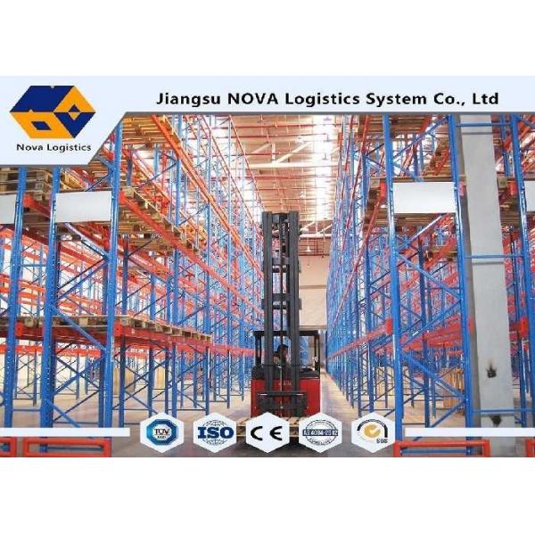 Quality Durable CE Customized Industrial Pallet Racking System , Easy Assembly Steel Heavy Duty Shelving  for sale