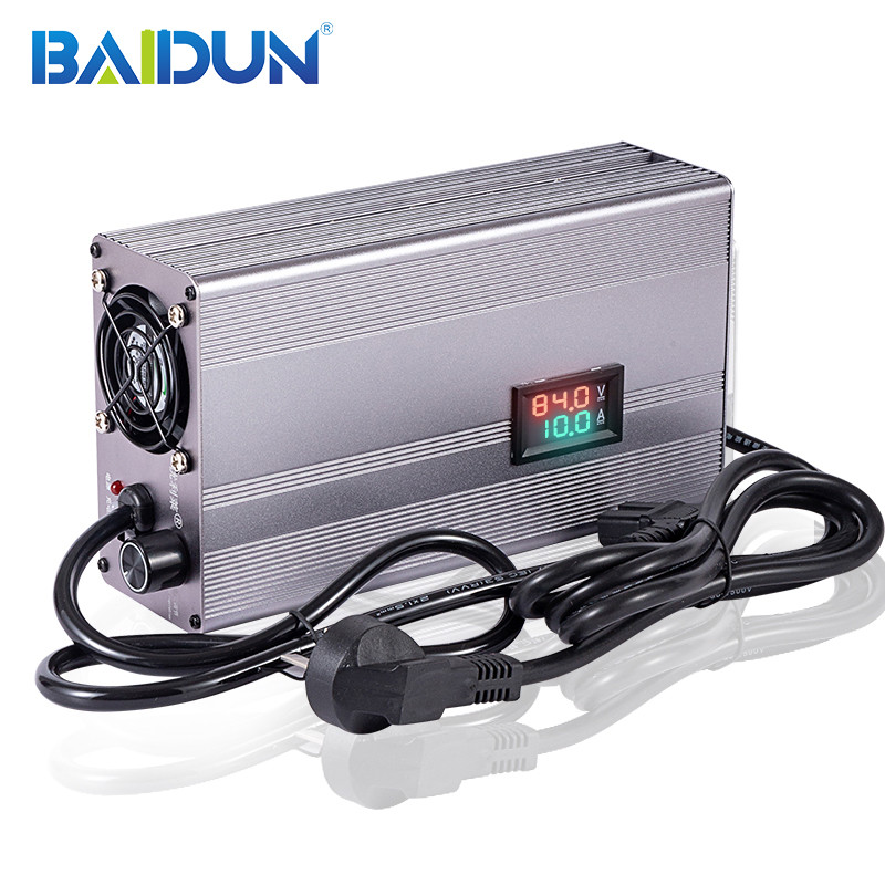 China Solar Lithium Battery Accessories Smart Lithium Battery Charger 10A factory