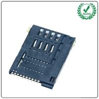 China 6+2 Pin Sim Card Slot Adapt For Iphone Push Push Type Without Column Connector factory