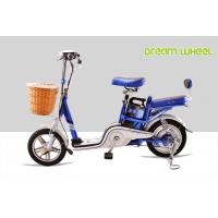 China Small City 25km/H Electric Bike Moped Scooter 250W 48V 14 Dual Seat factory