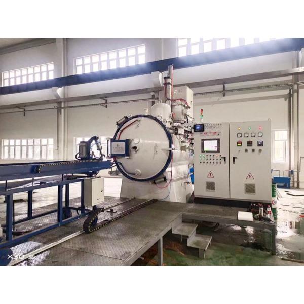 Quality 1500kg Horizontal Quenching Furnace Double chamber Graphite Rod Heating for sale