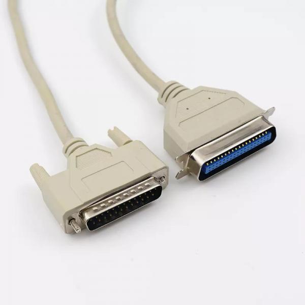 Quality DB25 Male To Female Communication Cables 25 Pin Parallel Printer Cable 4K 120Hz for sale