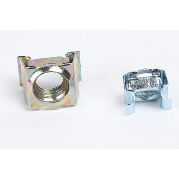 Quality Zinc Plated Square Cage Nut M5 - M8 Standard For Fans Electronic Equipments for sale