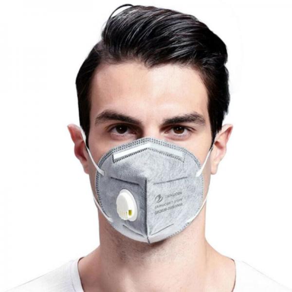 Quality Breathable Valve FFP2 Filter Mask , Disposable Dust Mask High Efficiency for sale