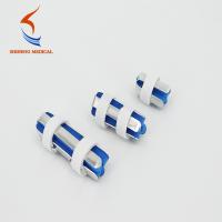 China S M L size aluminium alloy white and blue finger splint with foam for sale factory