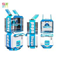 Quality Space Rabbit Snacks Toys Vending Game Machine Clip Prize Game Machine for sale