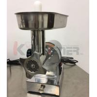 Quality Beef  Electric Meat Grinder With Sausage Stuffer Foot Pedal Control 3 Grinding Plates for sale