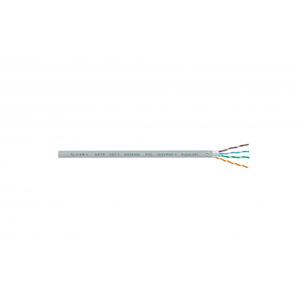 Quality 600MHz Cat7 Ethernet Cable Cat7 S-FTP 4 Pairs Low Crosstalk for sale