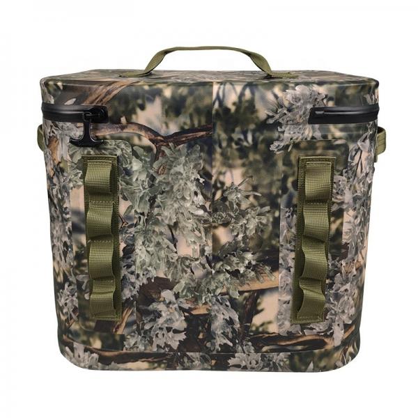 Quality Waterproof 20l Cooler Backpack , Camouflage Soft Sided Coolers For Camping for sale
