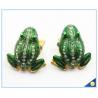 China Wholesale Metal Frog With Crystal Jewelry Box Cute Trinket Box For Gifts SCJ753 factory
