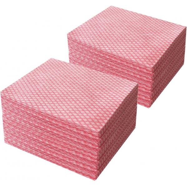 Quality Lint Free Disposable Non Woven Cloth , 50gsm Kitchen Wipes Non Woven Fabric for sale