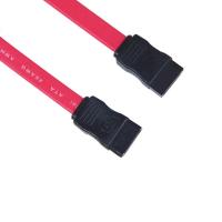China High speed flat red mini sata cable 7pin t0 7pin ,Sata cable 7p female to female factory