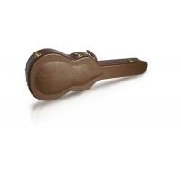 China Classic Guitar Wood Case, High Quality PVC Leather Exterior, Velvet Padding Interior, Locks and Soft Handle factory