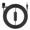 China Lavalier Portable Wireless Mic 3.5mm Wired Clip On Lapel Tie For Camera PC Android IOS Apple Smart Phone factory