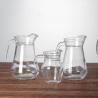 China Machine Made 500ml Glass Milk Jug With Lid For Home Deco / Bar / Restaurant factory