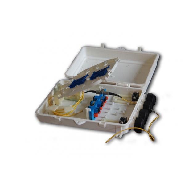 Quality 12 cores outdoor FTTH Fiber Terminal Box for Wall mounted ABS for sale