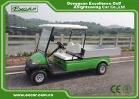 China CE Approved Green 48V Trojan Hotel Buggy Car , 2 Seats Electric Utility Golf Carts factory